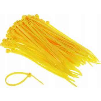 Organizace kabelů STAHovací PÁSKY KABELOVÉ STAHOVACÍ PÁSKY ŽLUTÉ 2,5x100