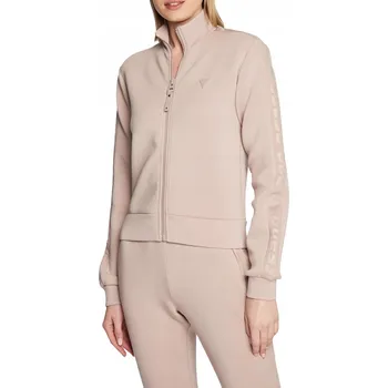 Dámská mikina Dámská růžová Mikina Guess NEW ALLIE SCUBA ZIP M