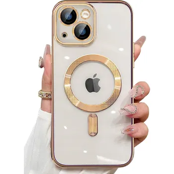 Pouzdro na mobilní telefon MAGSAFE pro Apple, zlatý