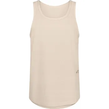 Pánské tílko Pánské bavlněné tílko sloggi béžové s kulatý výstřihem, bez rukávů, velikost M