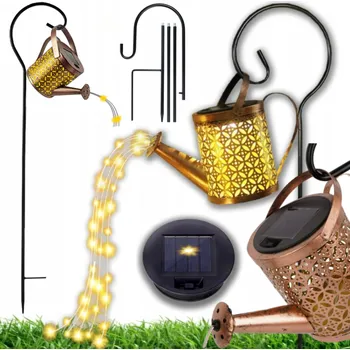 Venkovní osvětlení Solární Zahradní Lampa LED Zapichovací Dekorativní Ozdoba + Senzor Konev