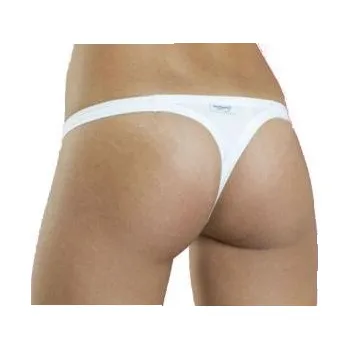 Kalhotky Dámské bavlněné tanga Slight 1992 bílá M