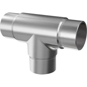 Hahn Steel Spoj T pro zábradlí O48,3 x 2,0 mm, AISI 304, brus