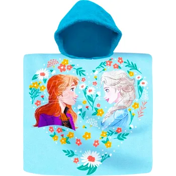 Euroswan Pončo Frozen - tyrkysové (60×120 cm)