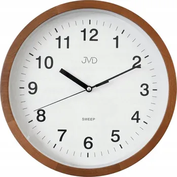 Hodiny Nástěnné hodiny JVD hnědé 30 cm
