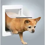 Průchozí dvířka pro psy XS-S dvoucestné 25 x 29 cm