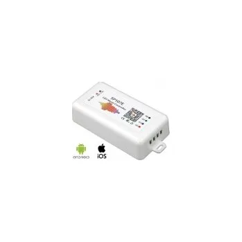 LED osvětlení Hudební ovladač digitálních LED pásků SP107E WS2811,TM1814, Bluetooth, mobil