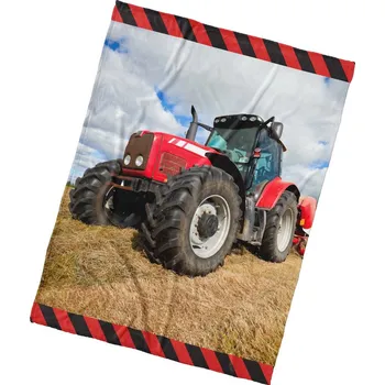 deka Dětská deka Červený Traktor 130x170 cm