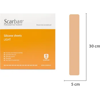Krytí na ránu BAP Medical SCARBAN Light 5 x 30 cm