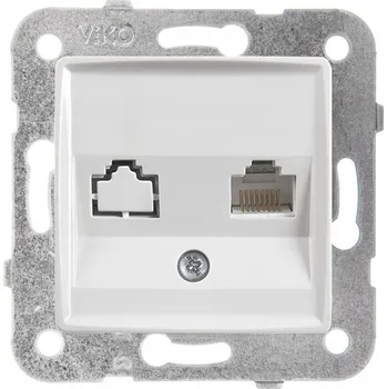 Elektrická zásuvka Internetová zásuvka do zdi Panasonic bílá