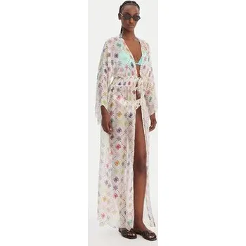 Dámské šaty Guess Plážové šaty E6GK08 WE550 Bílá Regular Fit S