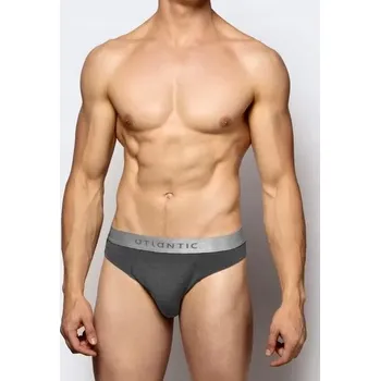 Slipy Pánské slipy Atlantic 2BMP-013 XL (42) grafitové