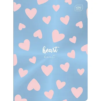 Sešit Sešit A5 s mřížkou Interdruk metallic, 16 listů