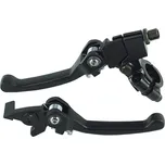 Páčky Pitbike sklopné - sada (černá)