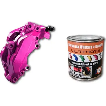 Speciální výtvarná barva Barva na brzdy a motor kelímek 250 ml - růžová