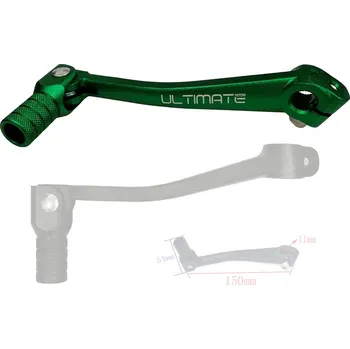 Řadící páka pitbike 11mm CNC typ002 zelená