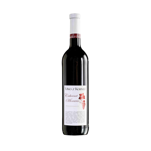 Víno z Kobylí Cabernet Moravia Gallery Vína z této odrůdy mají tmavě granátovou barvu. V chuti i ve vůni se projevují jemné kabernetové tóny. Po odbourání kyseliny jablečné je víno velmi plné, hebké s dlouhou perzistencí. Barva vína je granátově červená.V