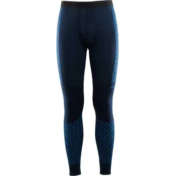 Pánské termo spodky ACLIMA DESIGNWOOL GLITRE PÁNSKÉ SPODKY, Modrá XL