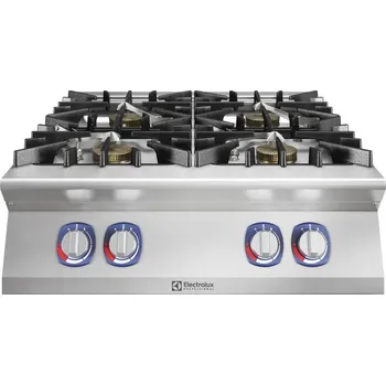 Sporák Plyn. sporák Electrolux, 4 hořáky, 391641, EcoFlame bez podestavby, Modulární varné zařízení 900XP