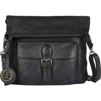 Kabelka Dámská kožená crossbody kabelka Bellicci Inge - černá