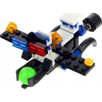 ostatní stavebnice Stavebnice 2 v 1 Stavebnice policejní auto a letadlo