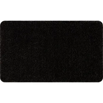 Koupelnová předložka KOUPELNOVÁ PŘEDLOŽKA 60x100 HLADKÁ JEDNOBAREVNÁ černá PROTISKLUZOVÁ #KPL214