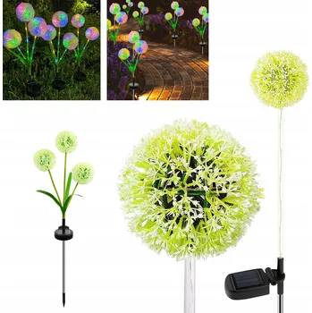 Venkovní osvětlení SOLÁRNÍ LED LAMPY KVĚTINY 71CM IP65 DEKORATIVNÍ 2X ZMĚNA BAREV