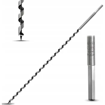 Vrták Vrták do dřeva 8x460 mm, šroubovací vrták