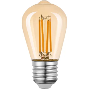 Žárovka LED ŽÁROVKA E27 50LM 1W=7W TEPLÁ BÍLÁ 2000K DEKORATIVNÍ DO NOČNÍ LAMPY