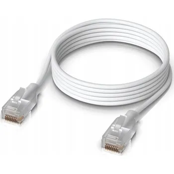 Síťový kabel Ubiquiti Etherlighting Patch Cable 1m (UACC-Cable-Patch-EL-1M-W) - Bílý Ethernetový Kabel 1m s Osvětlením