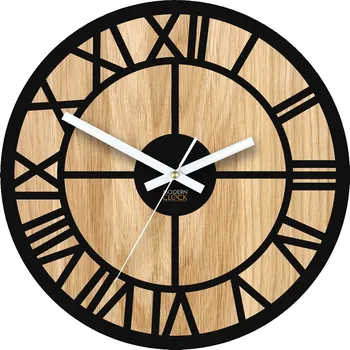 Hodiny Nástěnné hodiny Volan hnědé 33cm