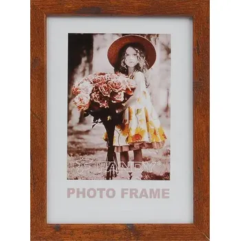 Rám na obraz FANDY Dřevěný rámeček Style 10x15 2 hnědý