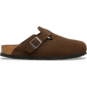 Pánské pantofle Semišové pantofle Birkenstock Boston SFB LEVE, 41, hnědá, 89X