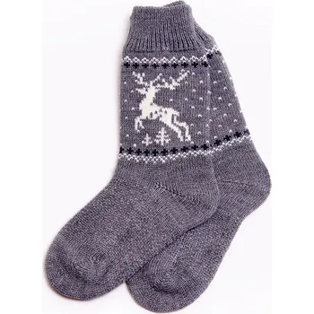 Pánské ponožky FOLC REINDEER PONOŽKY, Šedá 40-42