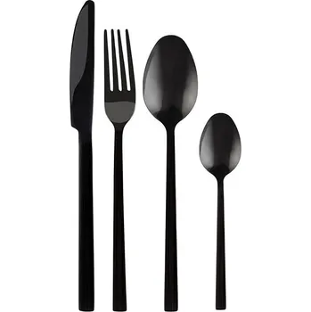 Příbor DuraHome Piano 034603812 24 ks černé