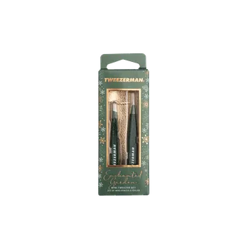 Tweezerman Enchanted Garden Lash Mini Tweezer Set, limitovaná sada mini pinzet v pouzdře rose gold + Dárek k nákupu