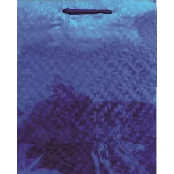 Dárková taška Dárková taška velká hologram Modrá FSC