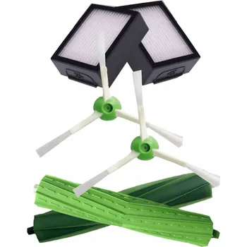 Sada příslušenství pro robotický vysavač Sada HEPA filtrů pro vysavač IROBOT Roomba E6 a kartáče 6ks