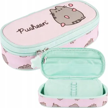 Penál Školní penál pouzdro pouzdro tuba bez vybavení Pusheen růžový Majewski