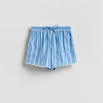 Dámské kraťasy Reserved - Vzorované šortky - světle modrá - 751JC-50X - 751JC-50X-L