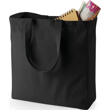 Quadra shopper taška bavlna černá