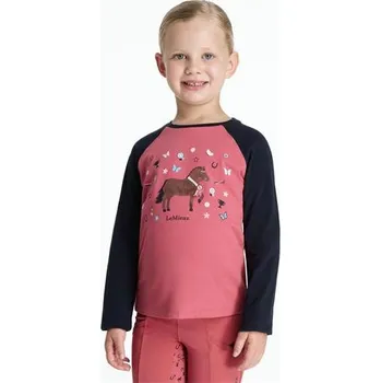 Dětské triko LeMieux Chancer, malinové - vel. 3-4 roky