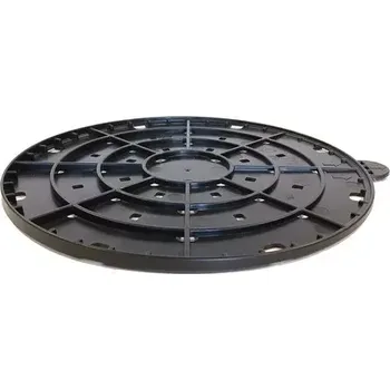 Korektor sklonu 1,67 % na základnu rektifikačního terče (Slouží pro vyrovnaní 1,67 % sklonu na terasách | Ø 206 mm | min. H 3,5 mm | max H 8,0 mm)