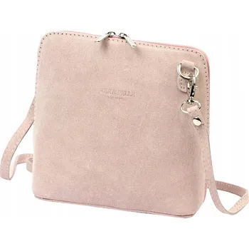 Kabelka Barberinis kabelka přes rameno přírodní kůže růžová