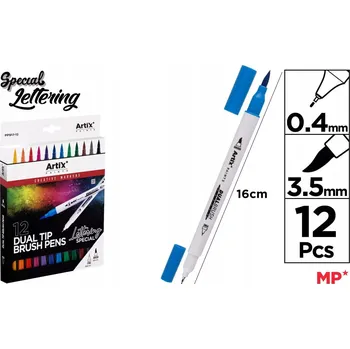 Oboustranné Fixy Artix 12 barev