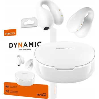 Sluchátka SLUCHÁTKA DO UŠÍ BEZDRÁTOVÁ BLUETOOTH 5.3 + KABEL POWERBANK TWS RECCI