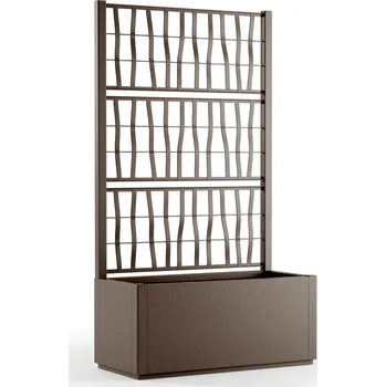 Obraz Květináč plast Stefanplast béžový 80 cm x 36 x 142 cm