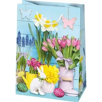 Dárková taška Ozdobná taška Pol-Mak Velikonoce 23x32x11 cm, vícebarevná