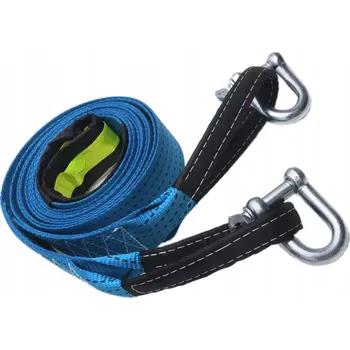 Tažné lano Tažné lano s háky, sada s rukavicemi, 500 cm, 8000 kg