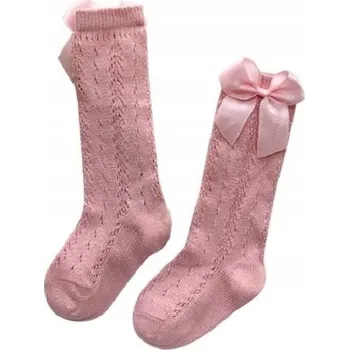 Dětské podkolenky - Růžová/S KP-22242